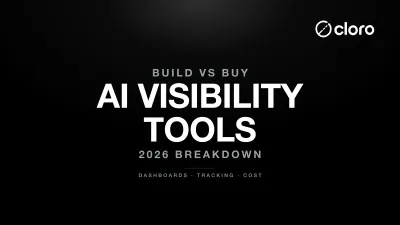 Build vs buy decision for AI search visibility tools