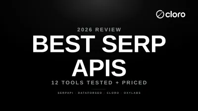 SERP API comparison chart