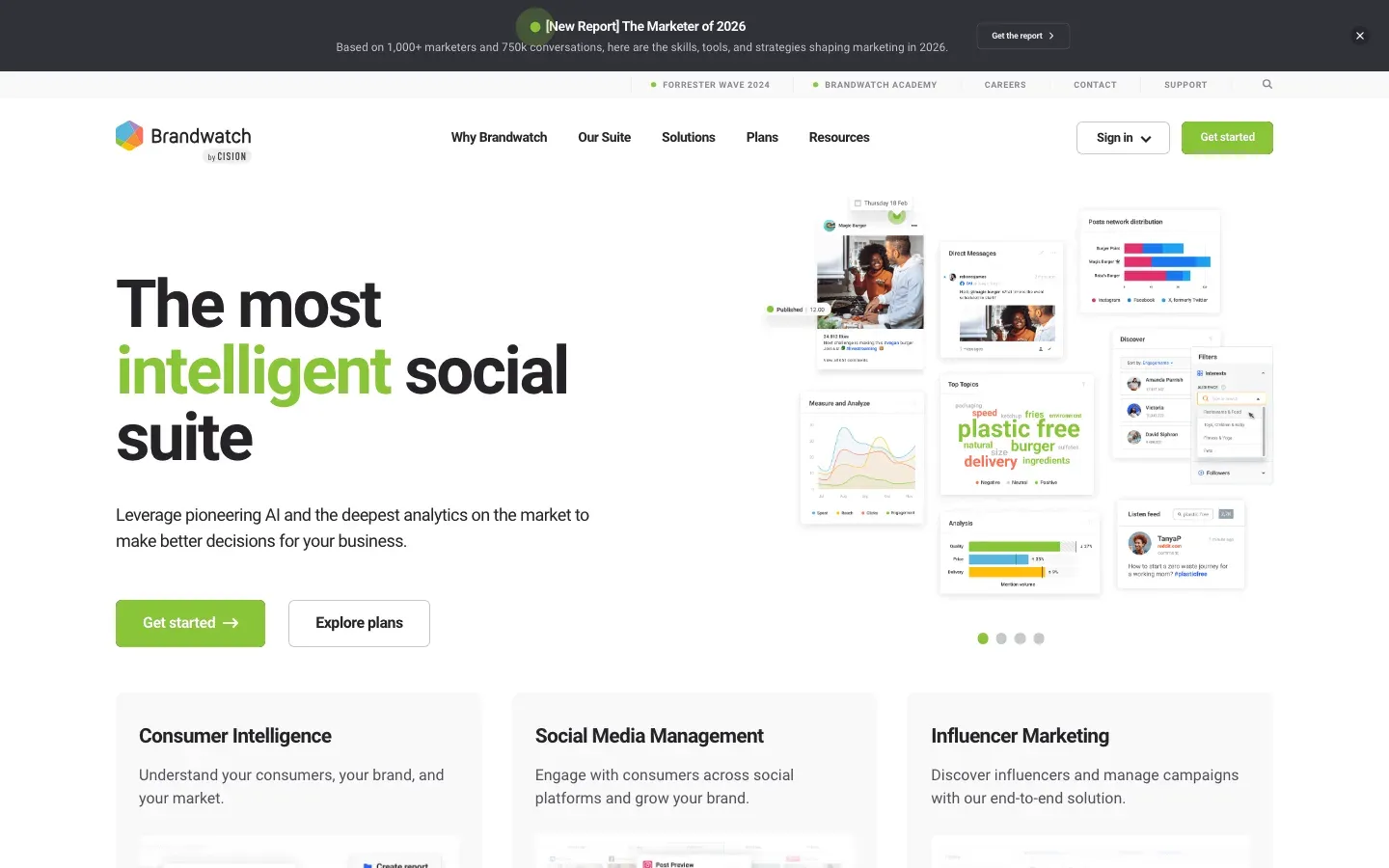 Brandwatch homepage