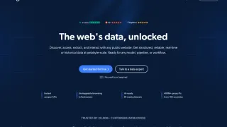 Bright Data homepage