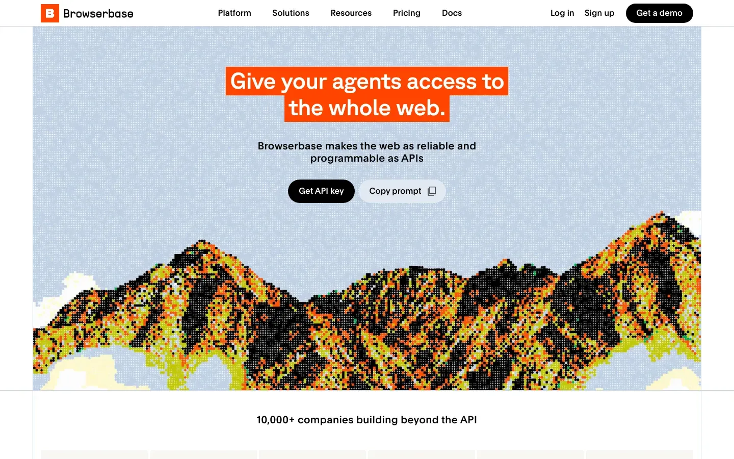 Browserbase homepage