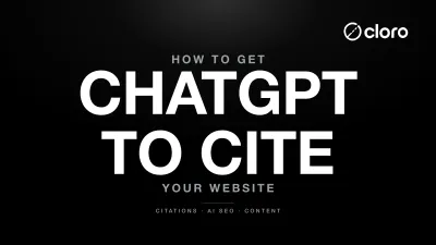 ChatGPT website optimization strategy