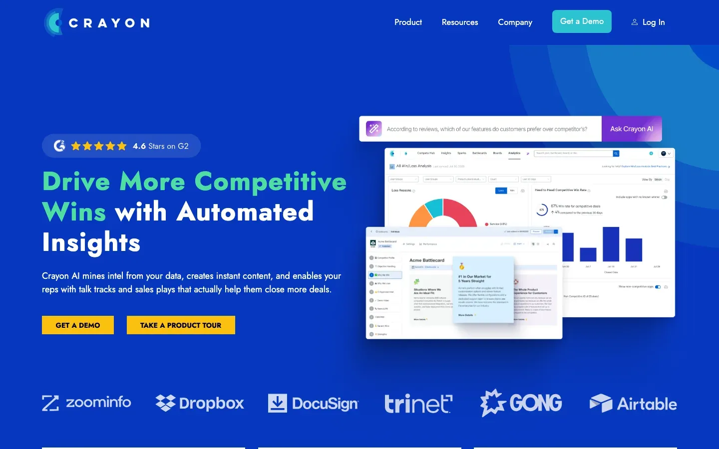 Crayon homepage