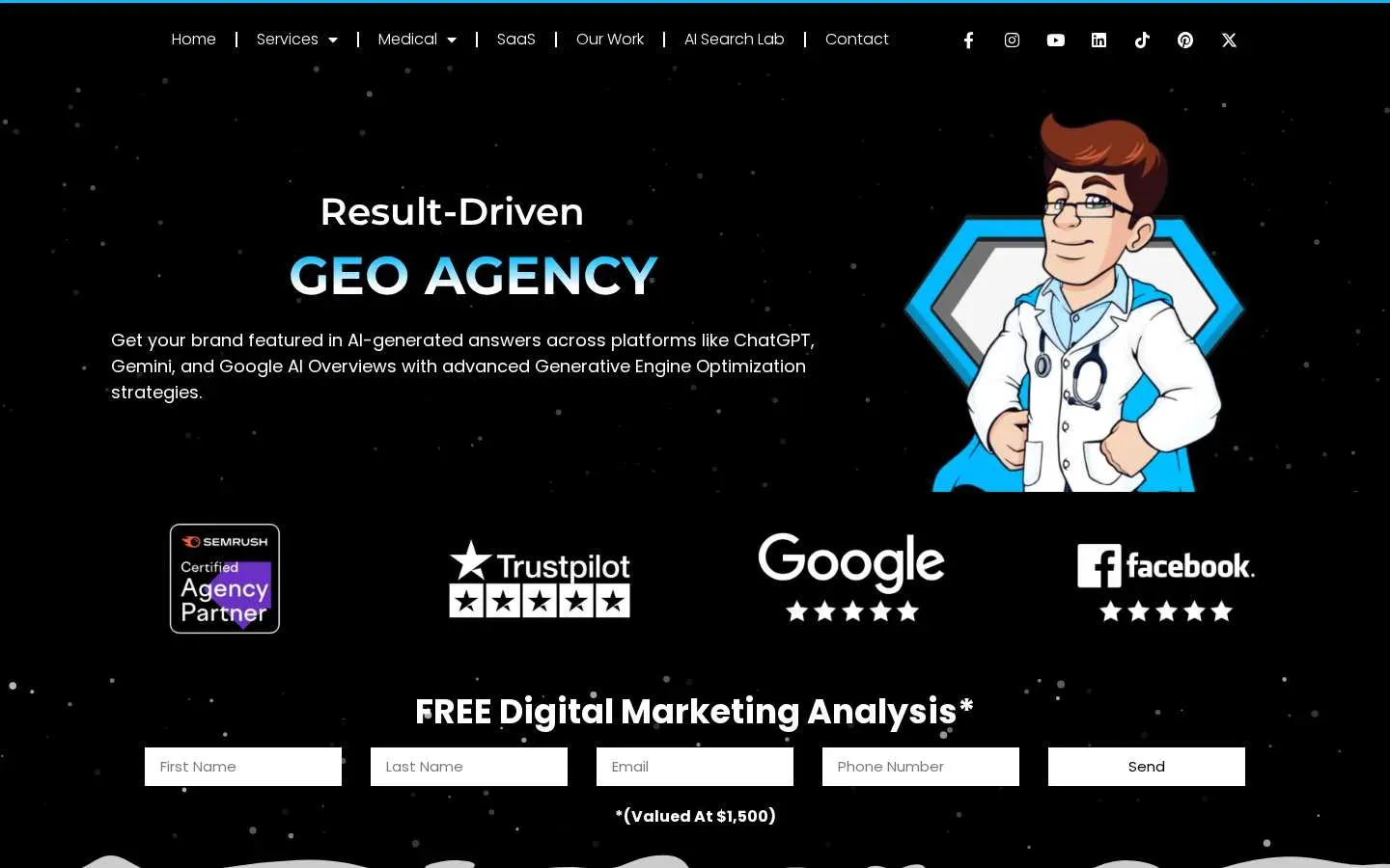 Doc Digital SEM homepage