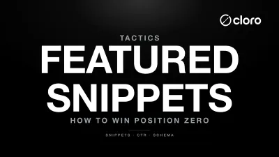 Featured snippet position zero on a Google search results page