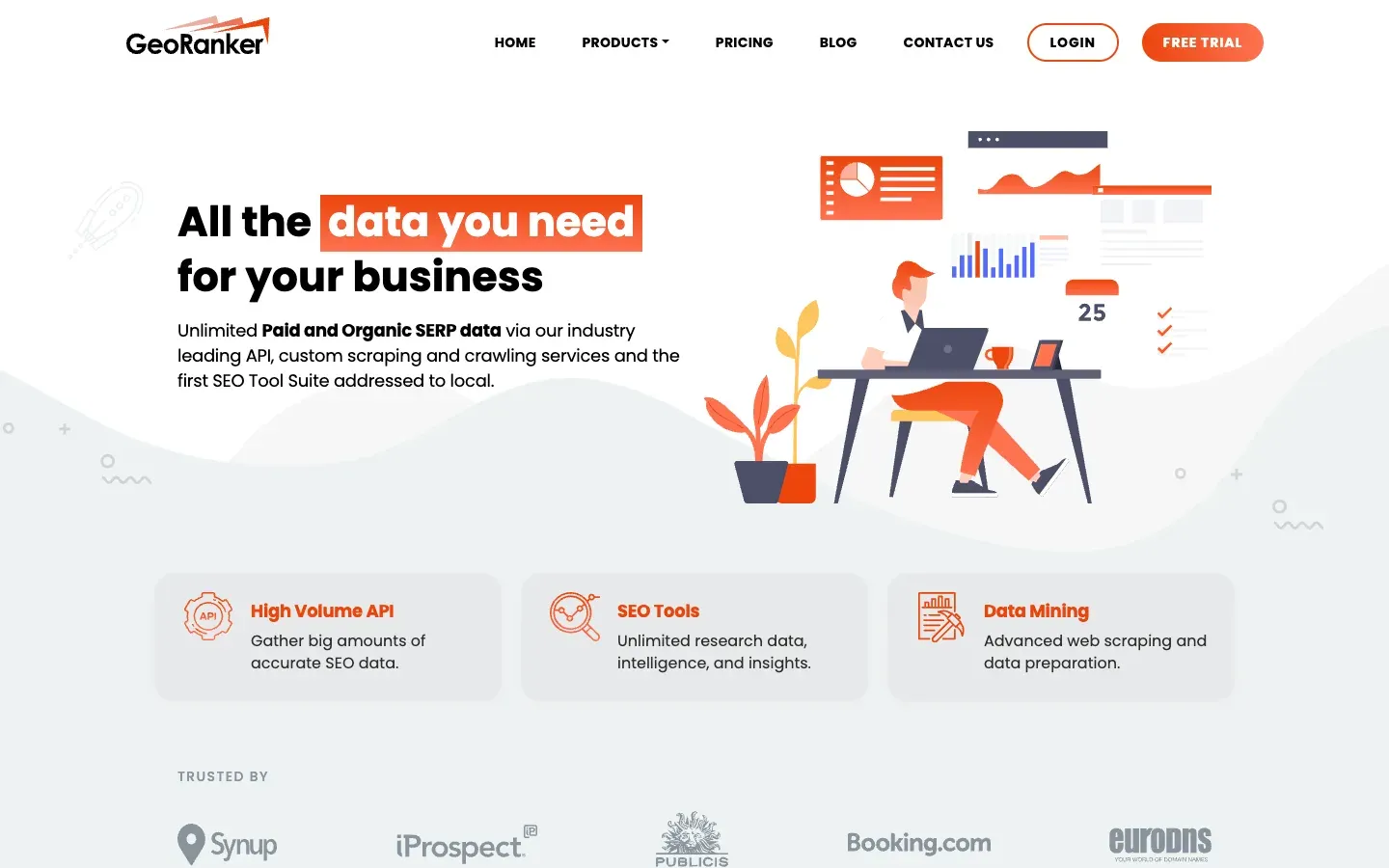 GeoRanker homepage