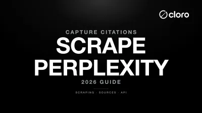 Perplexity AI scraping and data parsing diagram