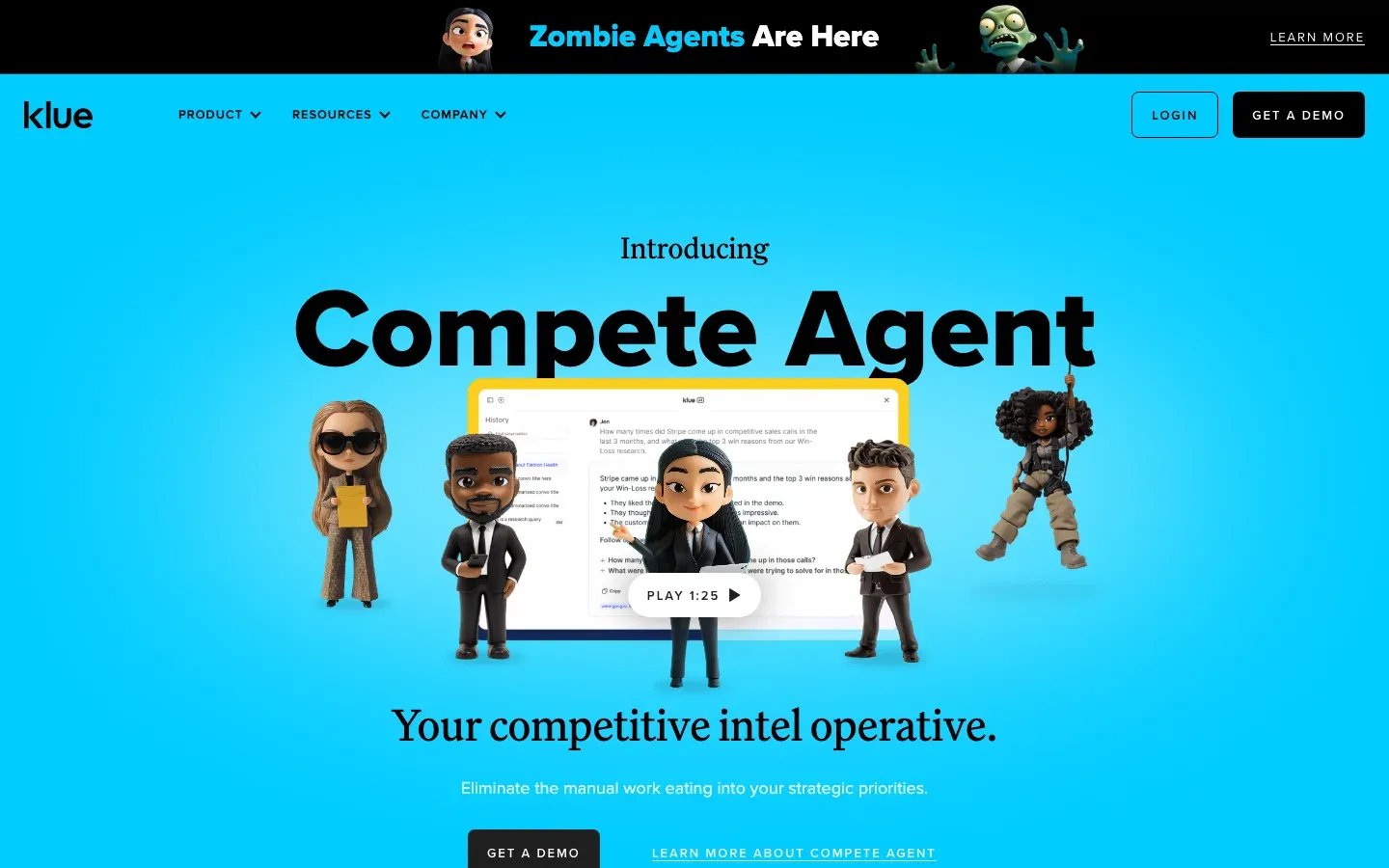 Klue homepage