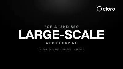 Large Scale Web Scraping for AI and SEO