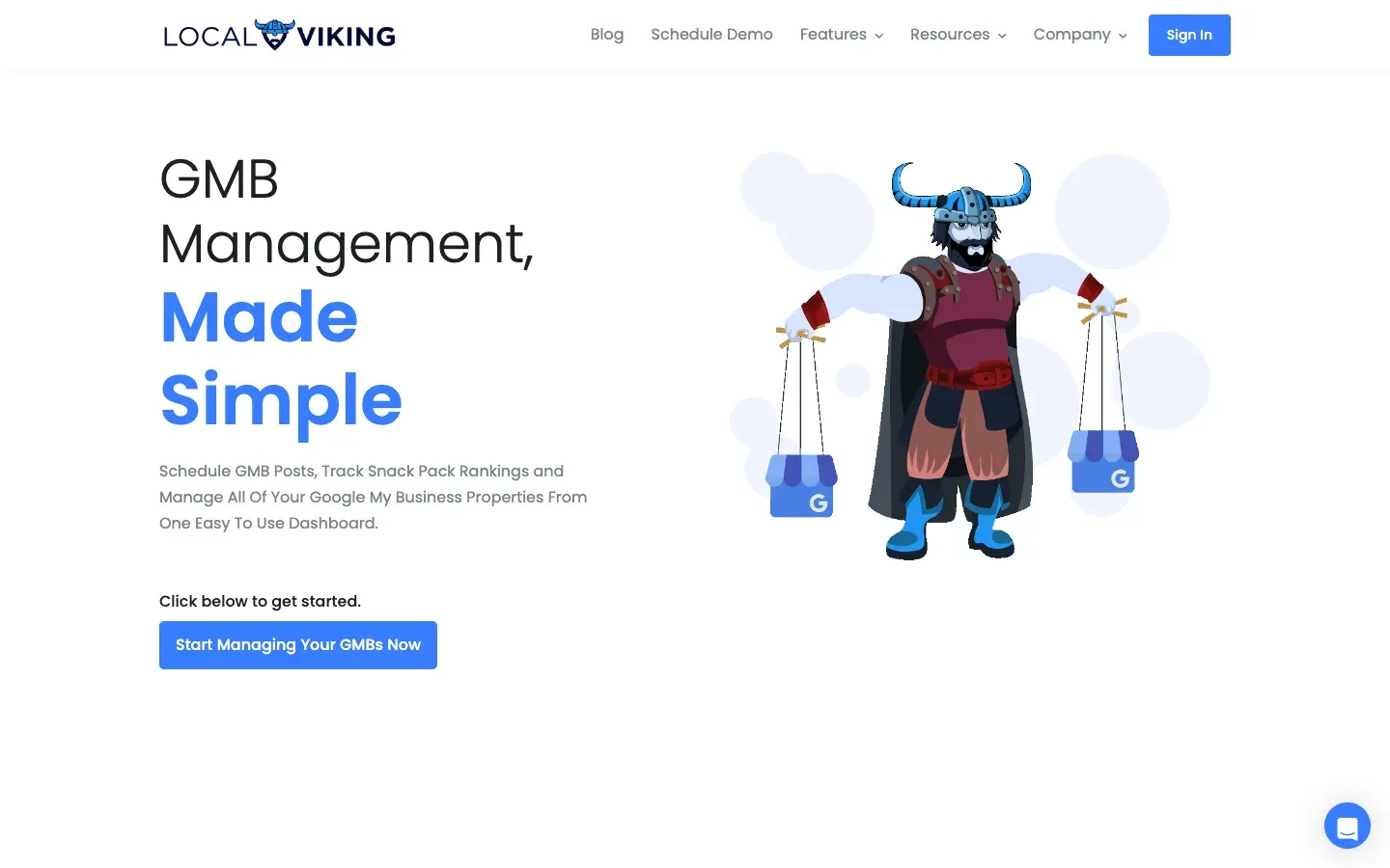 Local Viking homepage
