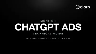How to monitor ChatGPT ads programmatically using cloro's /v1/monitor/chatgpt endpoint