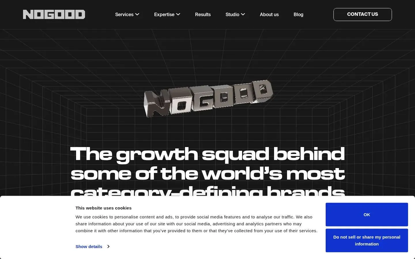 NoGood homepage