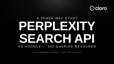 Perplexity Search API vs Google — a three-way study of what Perplexity actually returns