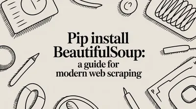 How to use pip install beautifulsoup