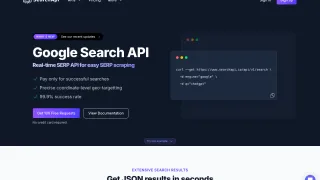 SearchApi homepage
