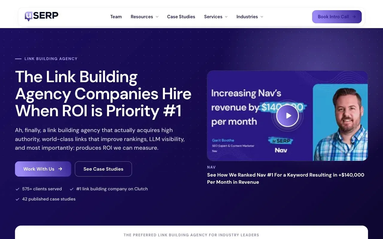 uSERP homepage