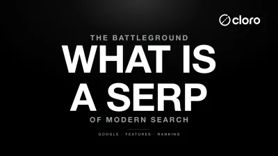 Google Search Engine Results Page (SERP) breakdown showing various features