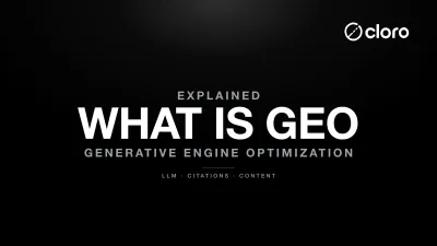 Generative Engine Optimization (GEO) concept