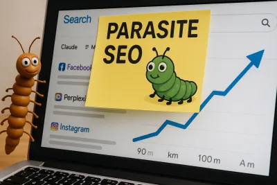 Parasite SEO ranking strategy across multiple platforms