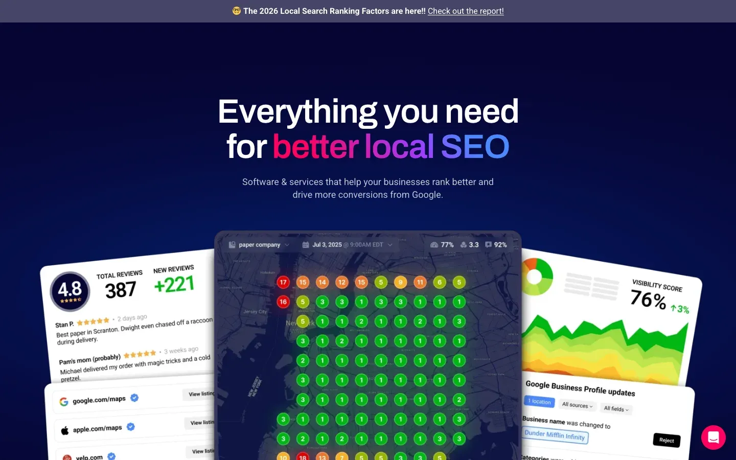 Whitespark homepage